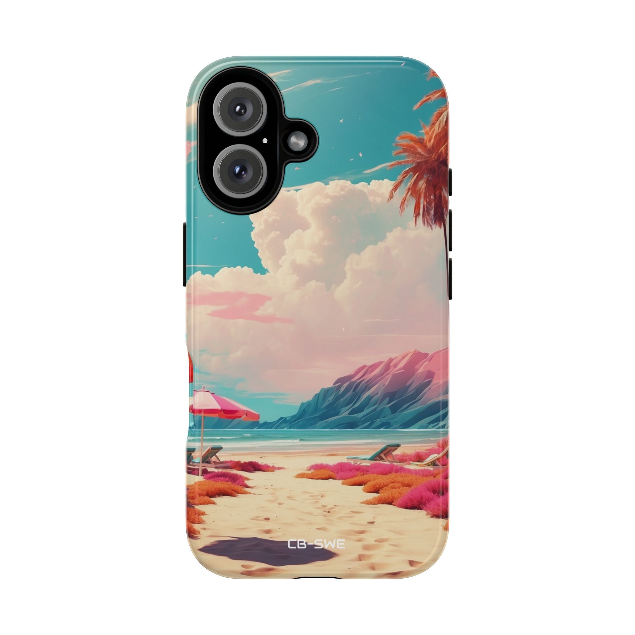 Vibrant Umbrellas Stand - iPhone Case