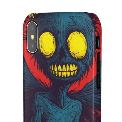 Gothic Winged Apparition  iPhone X - Slim Phone Case