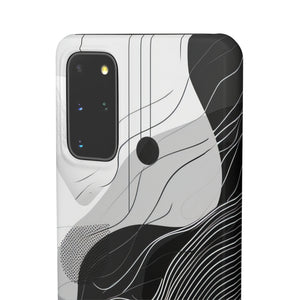 Monochrome Elegance | Slim Phone Case for Samsung