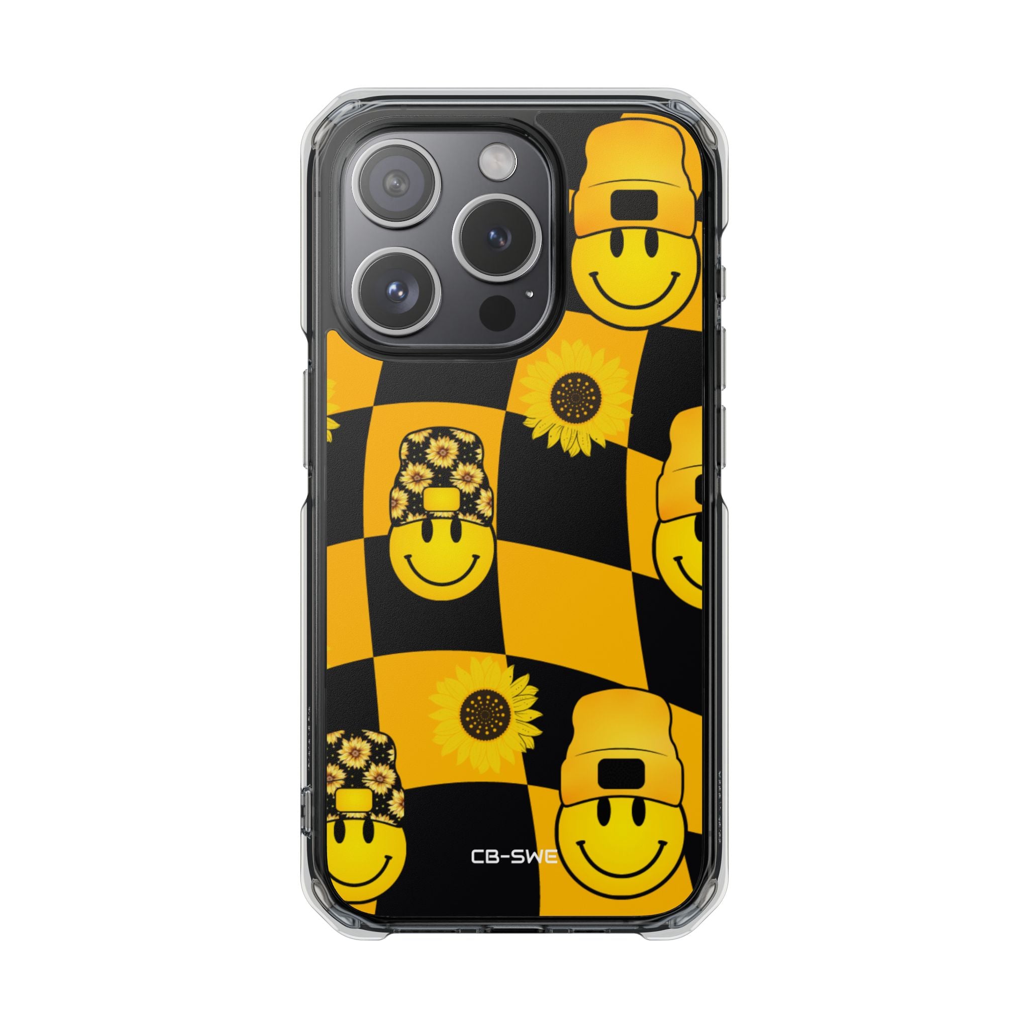 Joyful Checkered Smiles iPhone Case - Impact