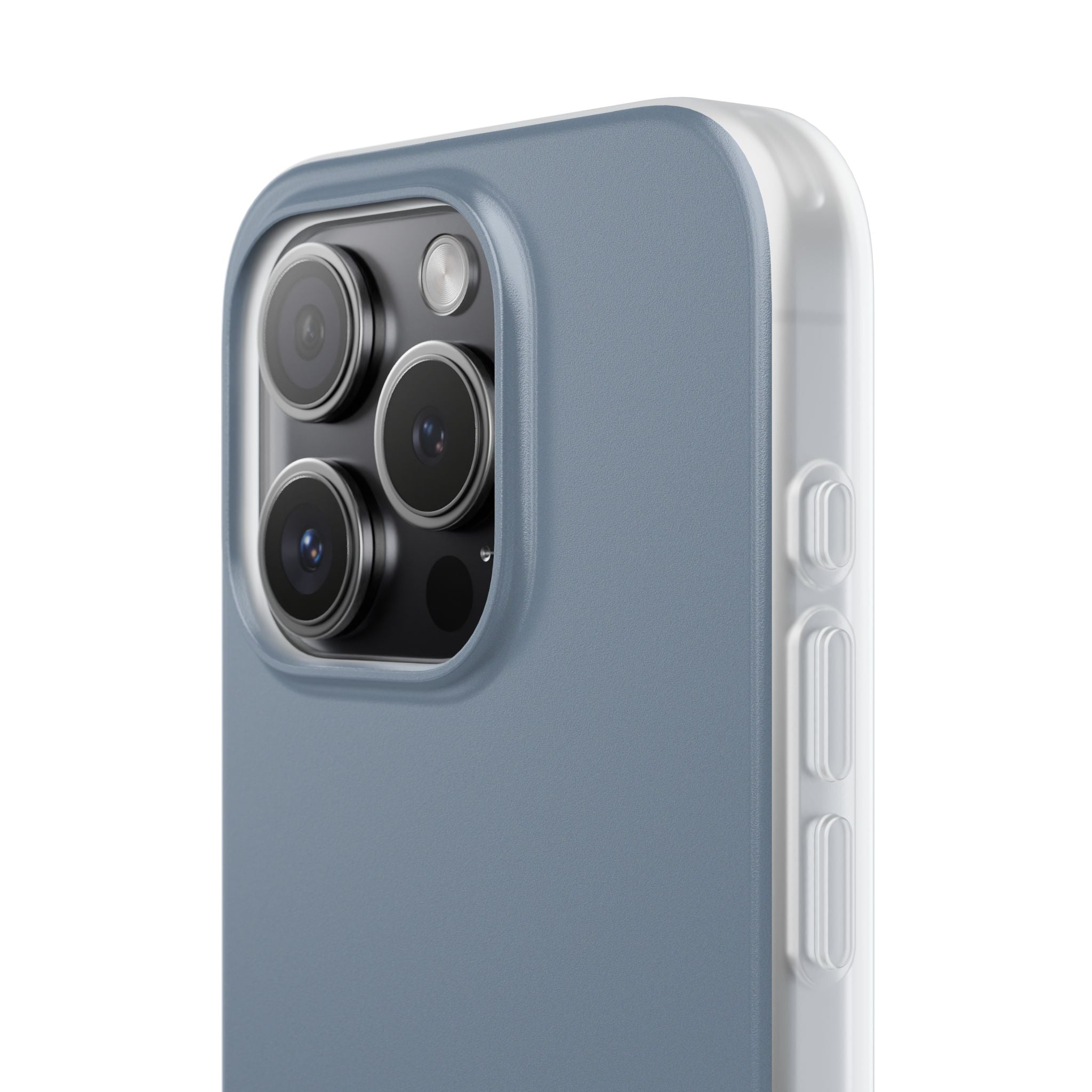 Light Slate Gray iPhone 15 - Flexi Phone Case