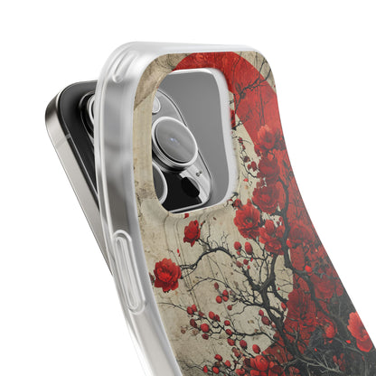 Zen Blossoms in Moonlight iPhone 16 - Flexi Phone Case