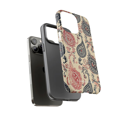 Vintage Paisley Elegance iPhone 14 - Tough Phone Case