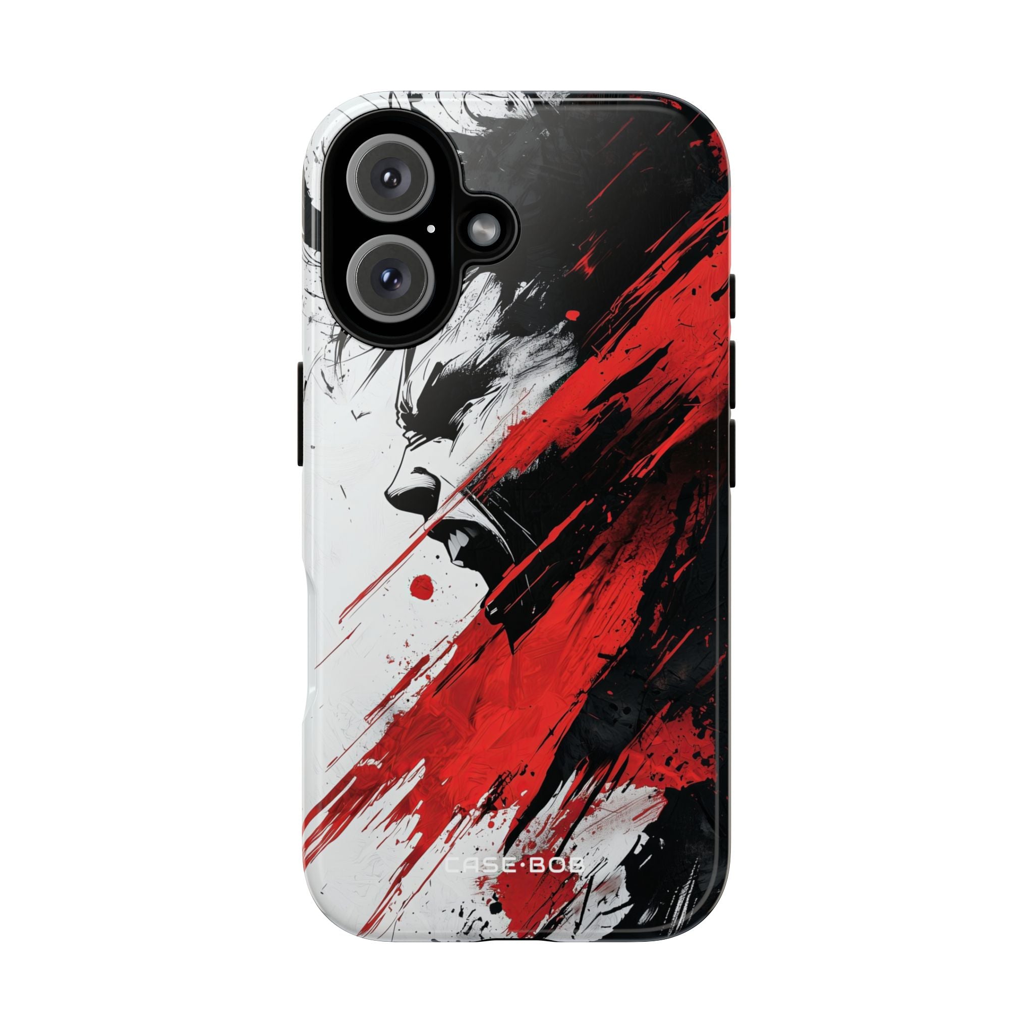 Yelling Profile Burst iPhone 16 Plus Case - Tough