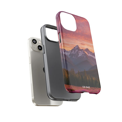 Mountain Peaks Glow - iPhone Case