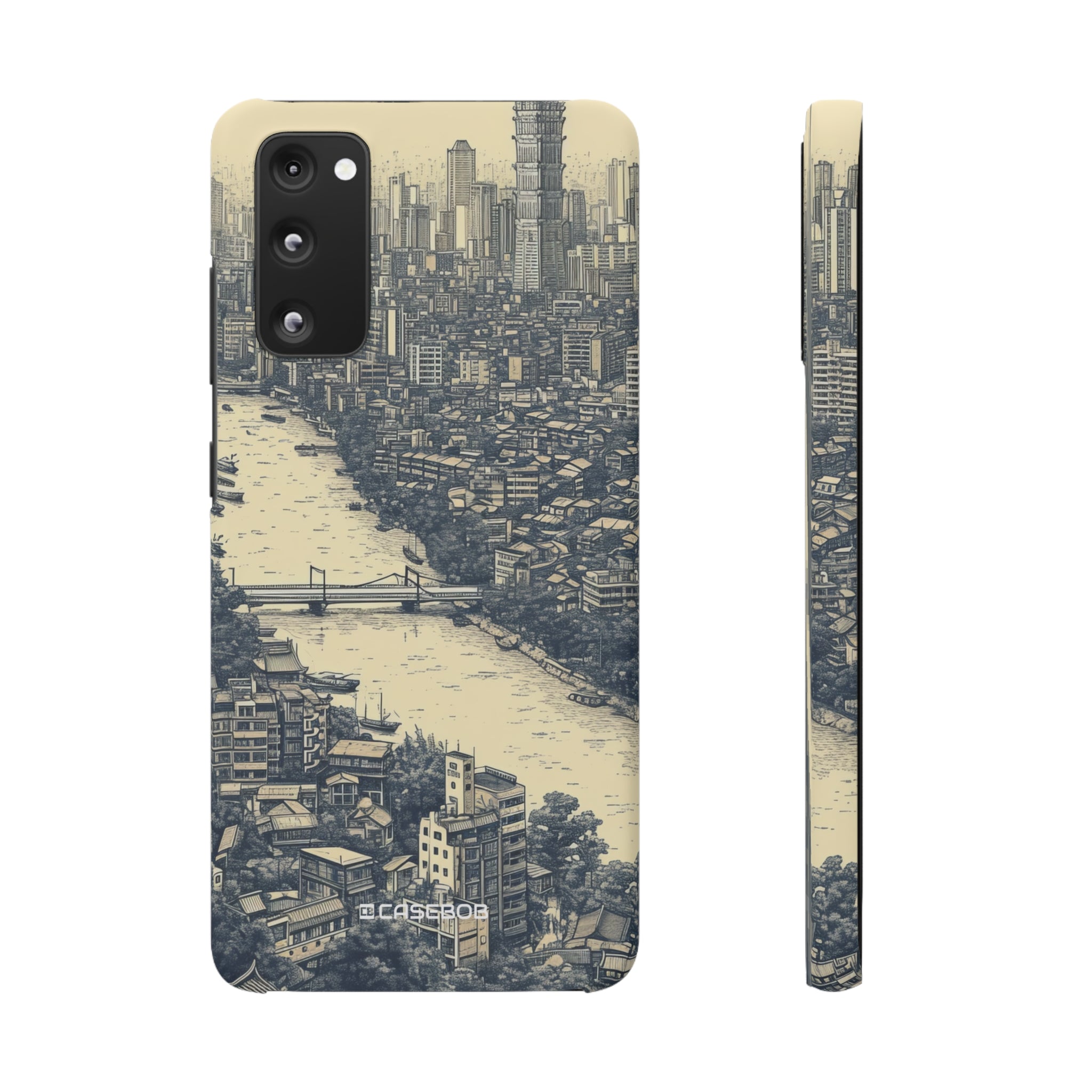 Nostalgic Metropolis | Slim Phone Case for Samsung