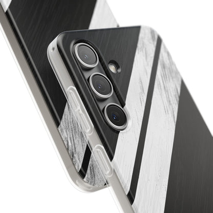 Distressed Stripe Motion Samsung S24 Case - Soft