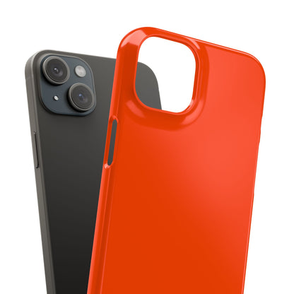 Orangerote iPhone 15 - Schlanke Handyhülle