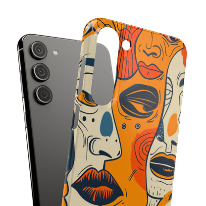 Gradient Face Mosaic Samsung S23 - Slim Phone Case