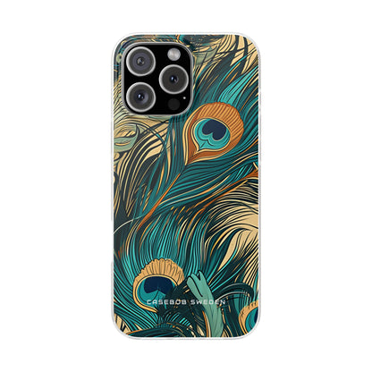 Art Nouveau Peacock Elegance iPhone 16 - Flexi Phone Case