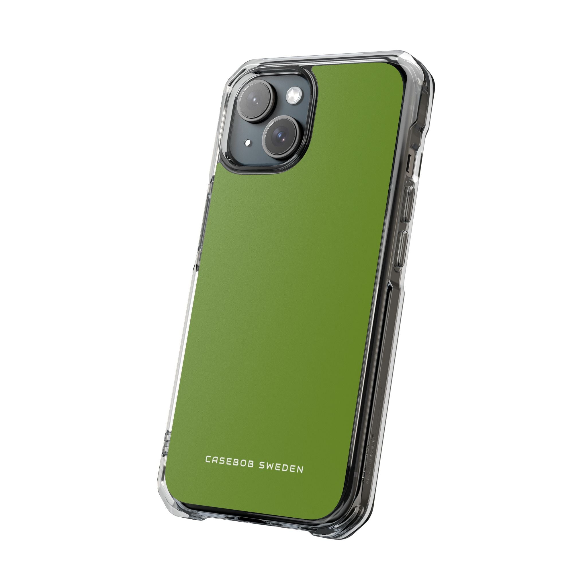 Olive Drab iPhone 15 - Clear Impact Phone Case