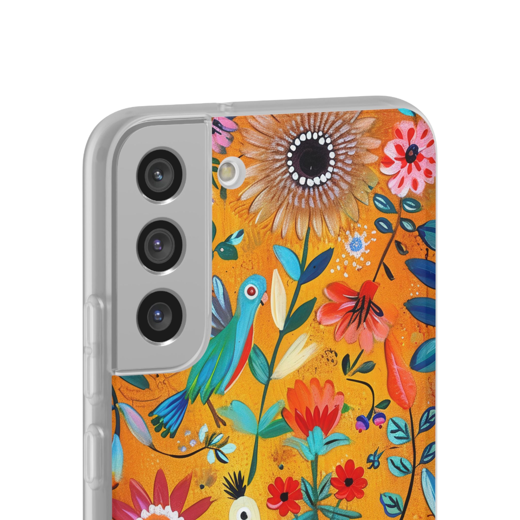 Colorful Birds Bloom Samsung S22 Plus Case - Soft