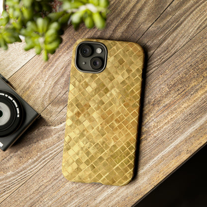 Golden Mosaic - Protective Phone Case