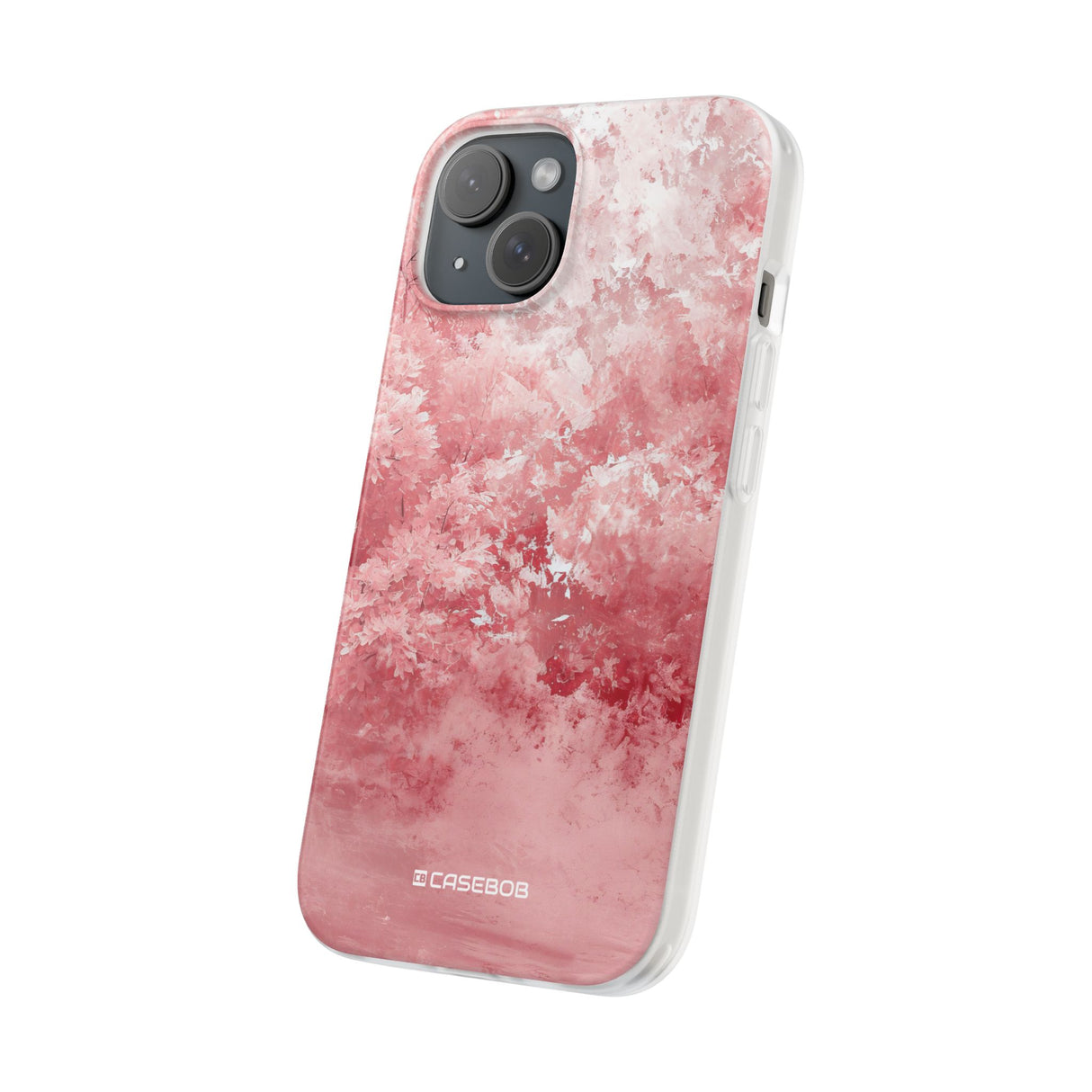 Pantone Rose Design | Handyhülle für iPhone (Flexible Hülle) 