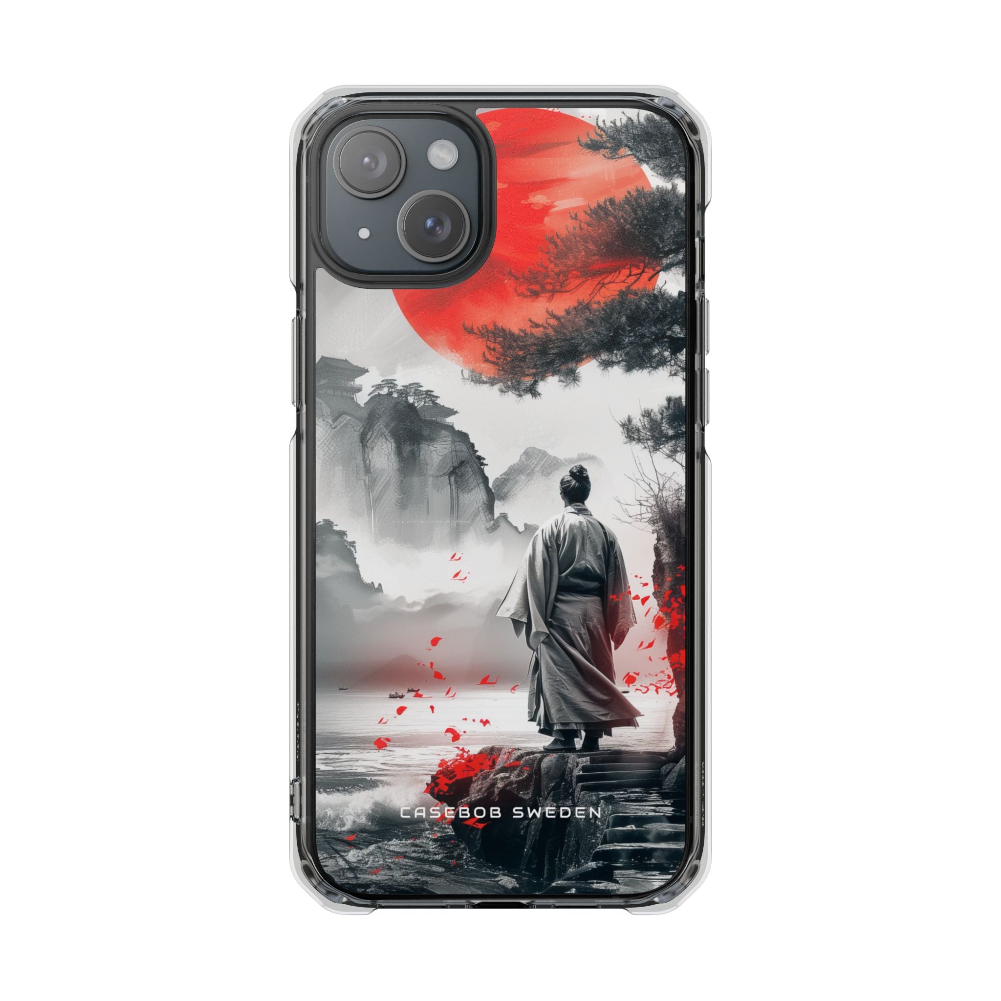 Zen Harmony: Japanese Serenity in Motion iPhone 15 - Clear Impact Phone Case