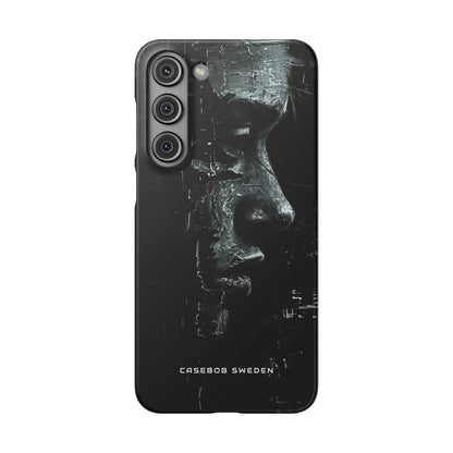 Monochrome Bloom Samsung S23 - Slim Phone Case