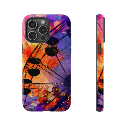 Romantic Ferris Wheel Delight - Protective Phone Case