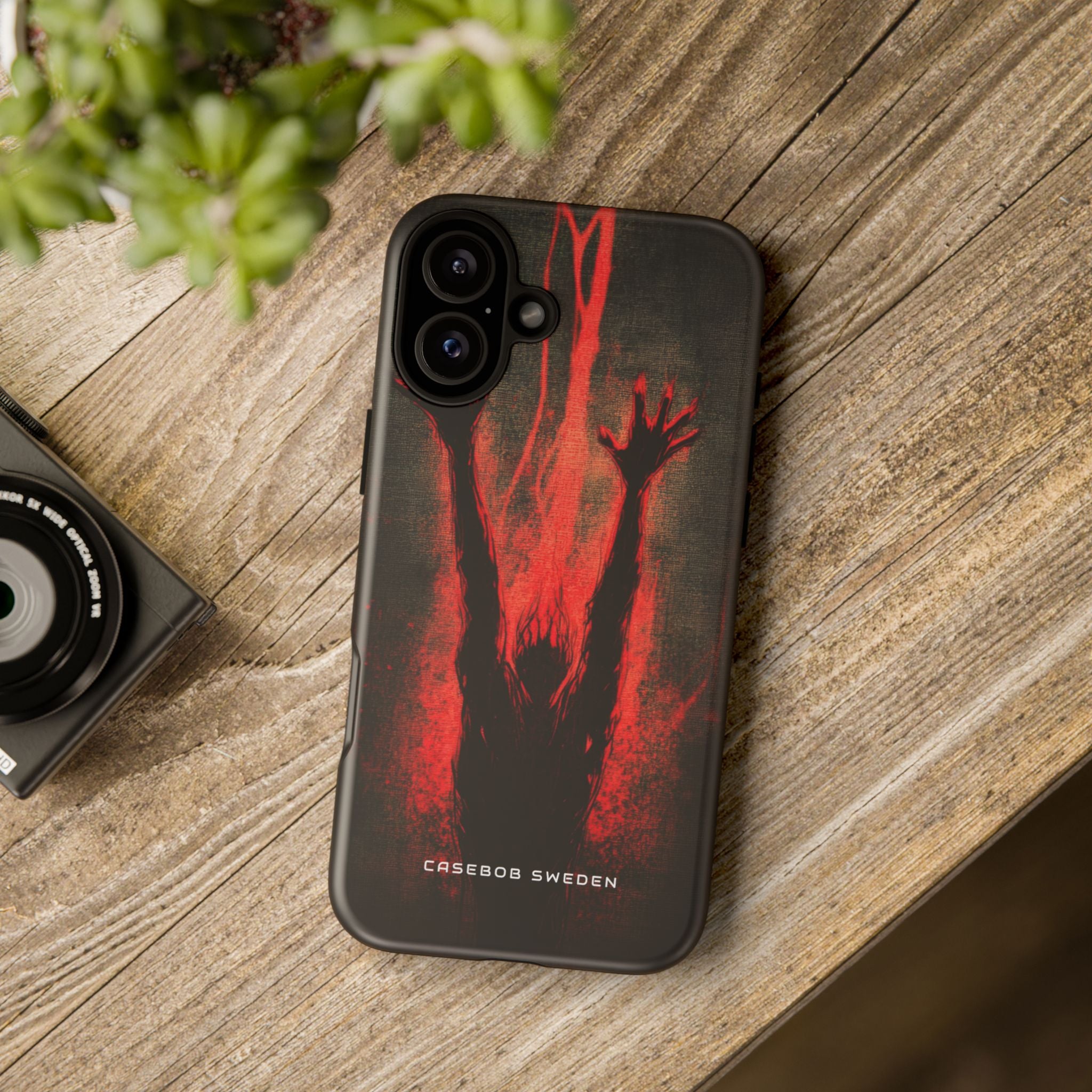 Gothic Crimson Ascension iPhone 16 - Tough Phone Case