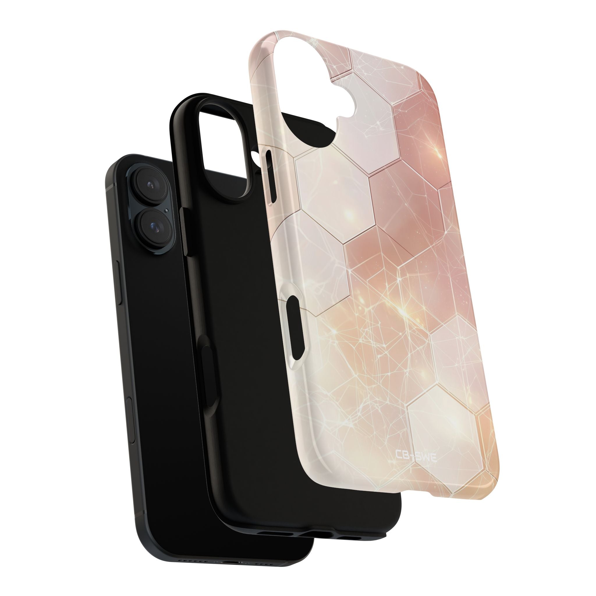 Hexagons Reflect Light - iPhone Case