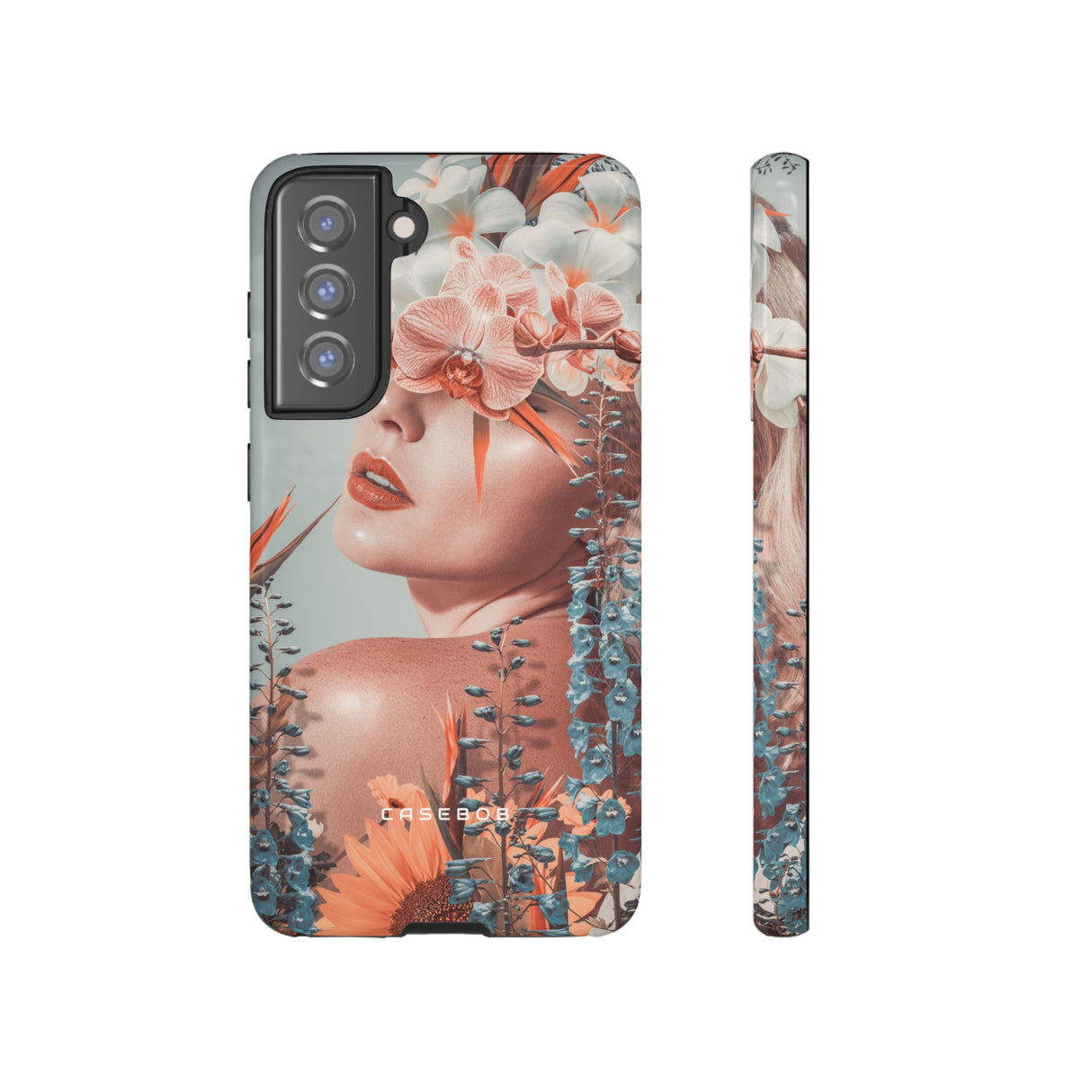 Contemporary Flowers - Protective Phone Case