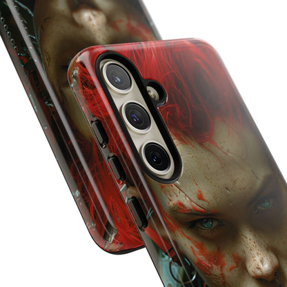 Red Spike Gaze Samsung S24 Plus Case - Tough