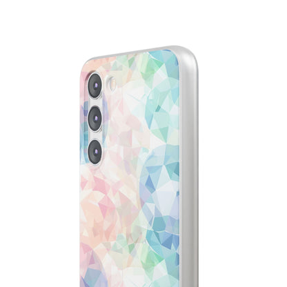 Pastel Geometry Background - Flexi Samsung S23 Phone Case