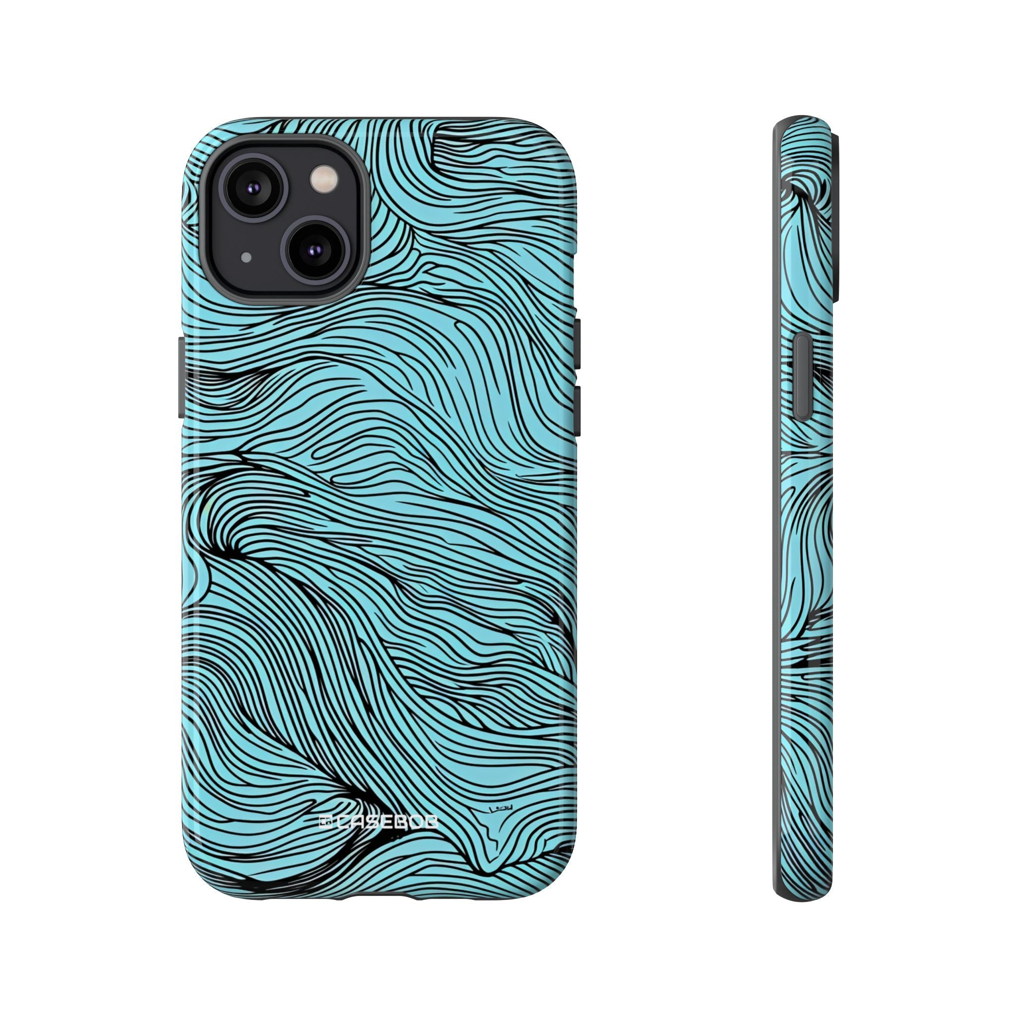 Wavy Serenity | Protective Phone Case for iPhone