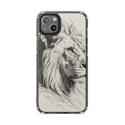 Majestic Linework Lion - Phone Case for iPhone