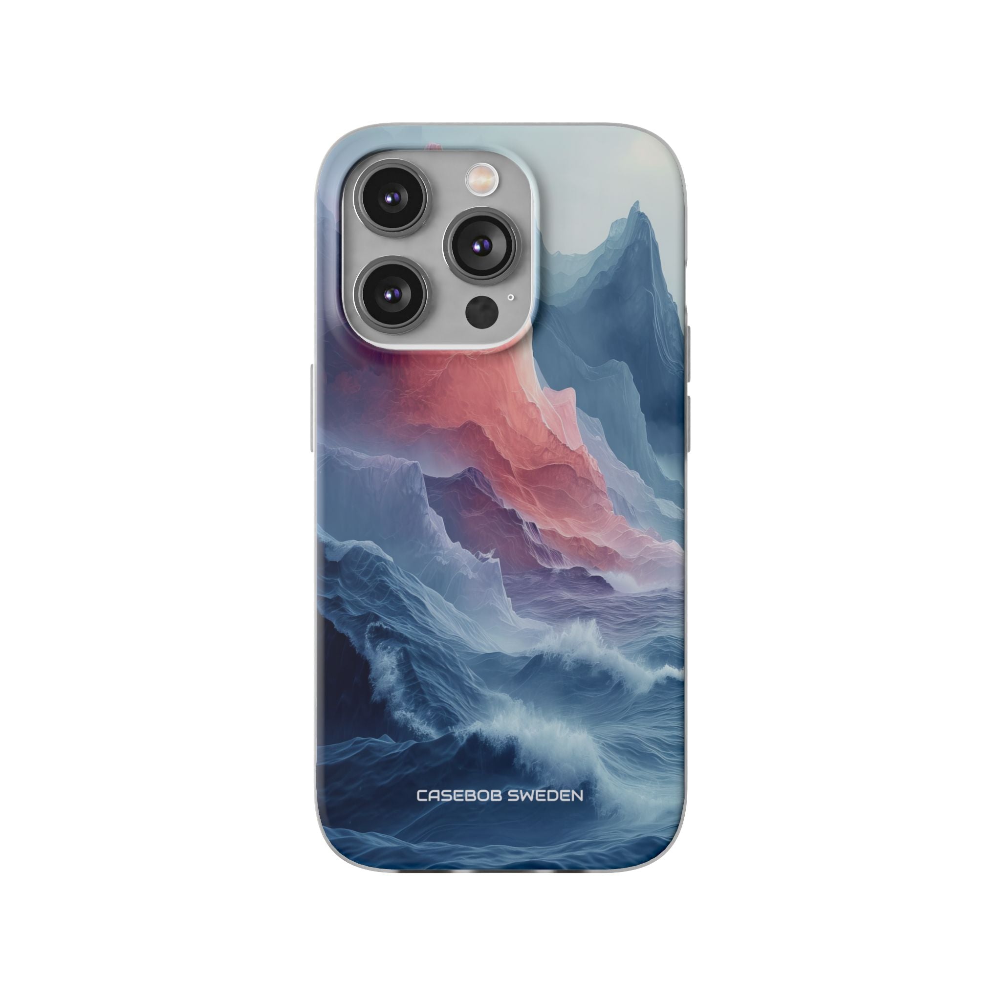 Mountain Wave Serenity - Flexi iPhone 14 Phone Case