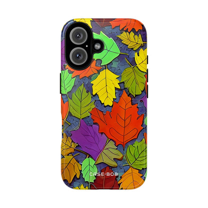 Vivid Leafburst iPhone 16 Case - Tough