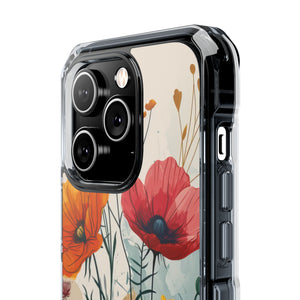 Blooming Whimsy - Phone Case for iPhone (Clear Impact - Magnetic)