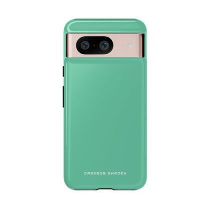 Medium Aquamarine Google Pixel 8 - Tough Phone Case