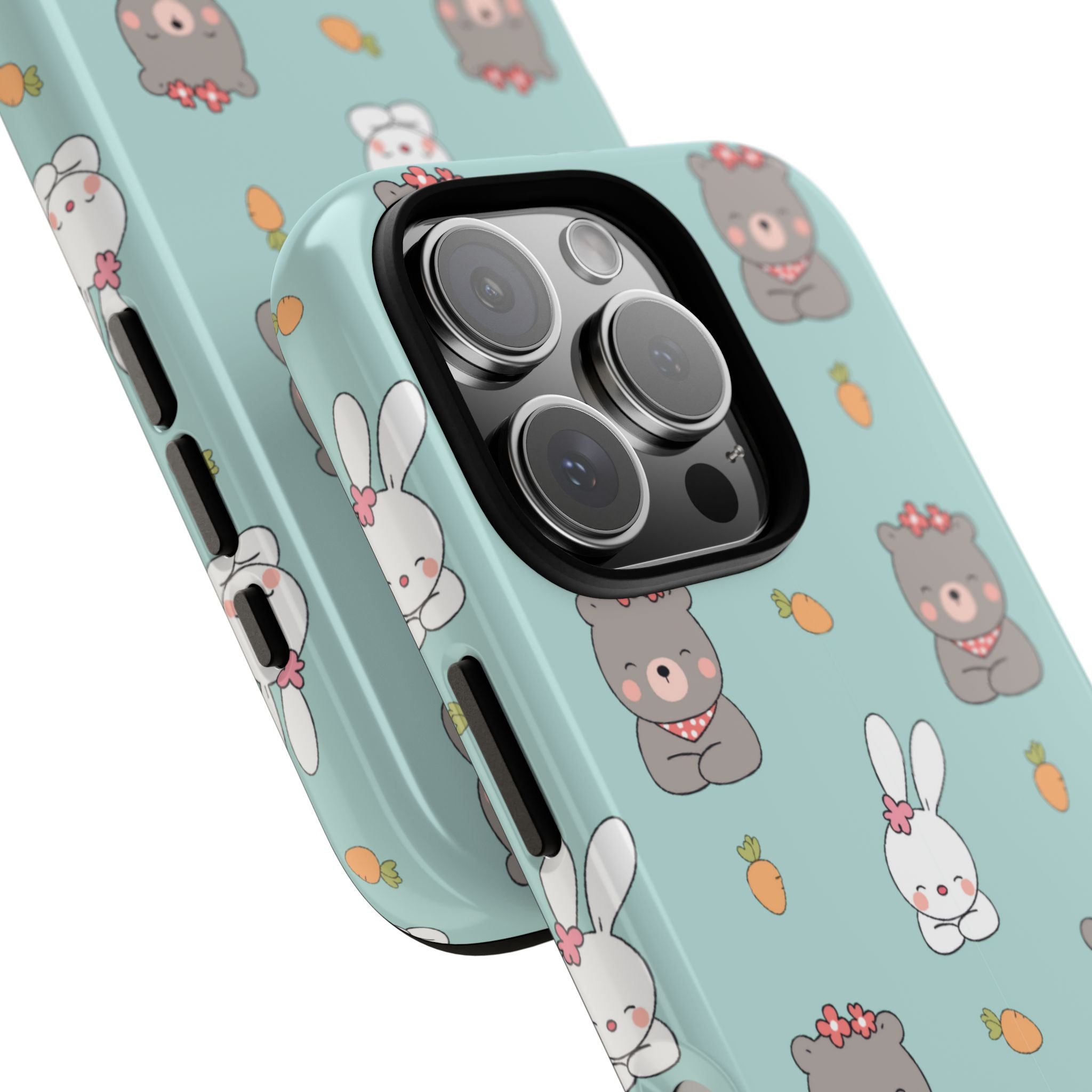 Bunnies Gather Carrots - iPhone Case