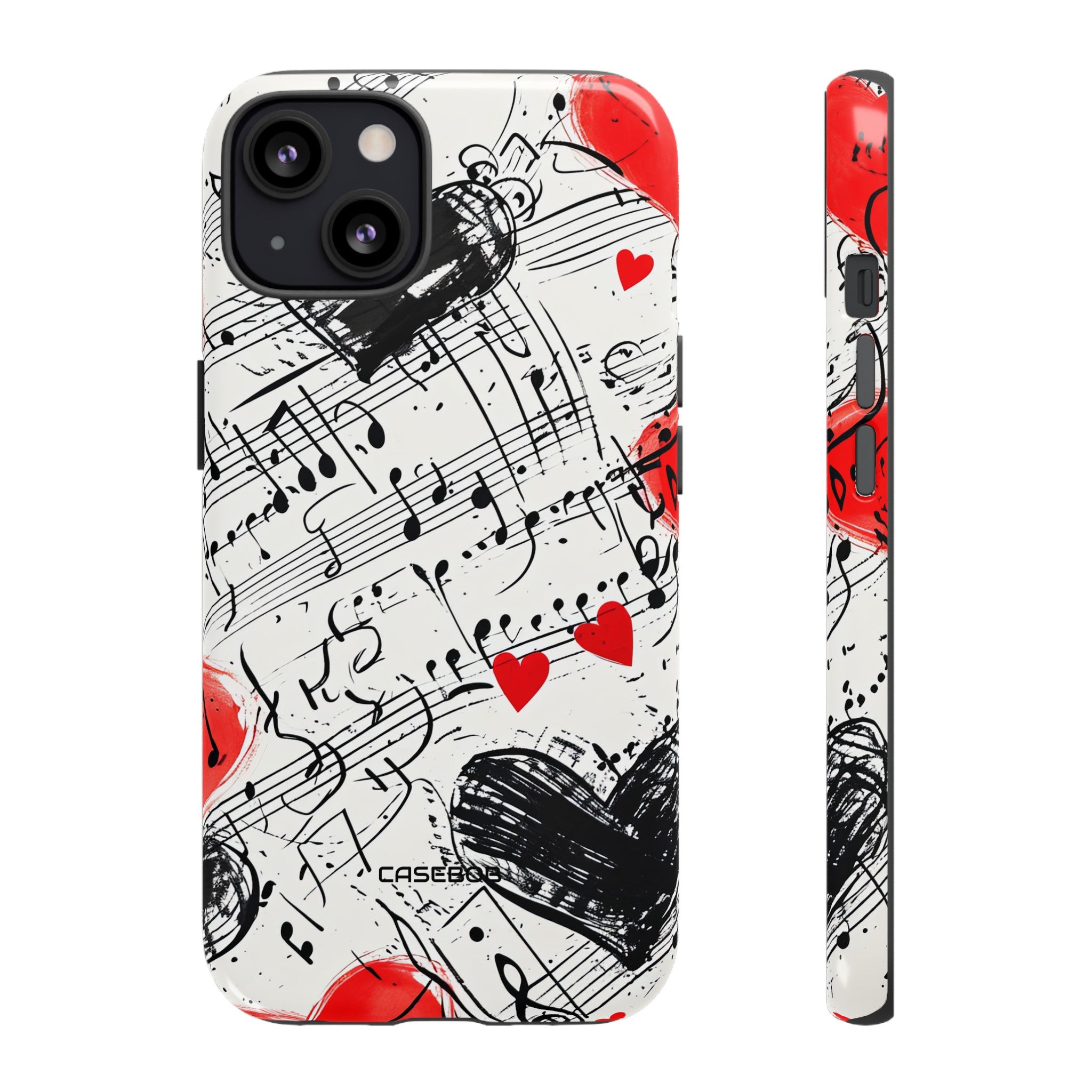 Melodic Love Notes - Protective Pixel Case - Protective Phone Case