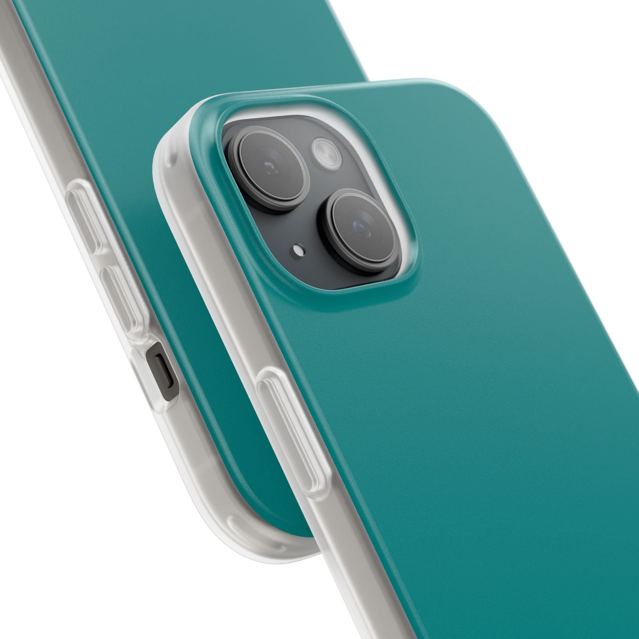 Dark Cyan iPhone 15 - Flexi Phone Case