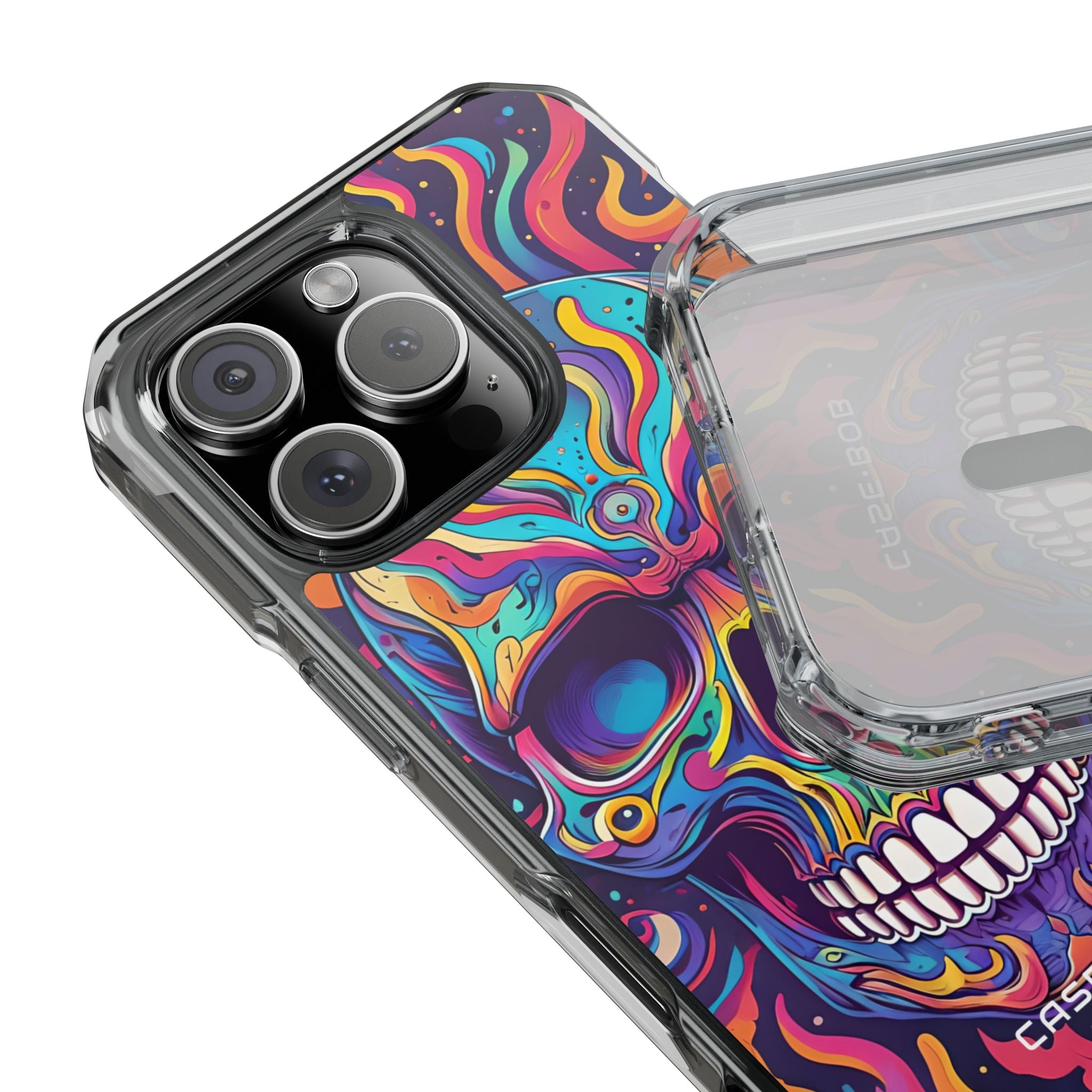 Flaming Skull iPhone 16 Pro Case - Impact