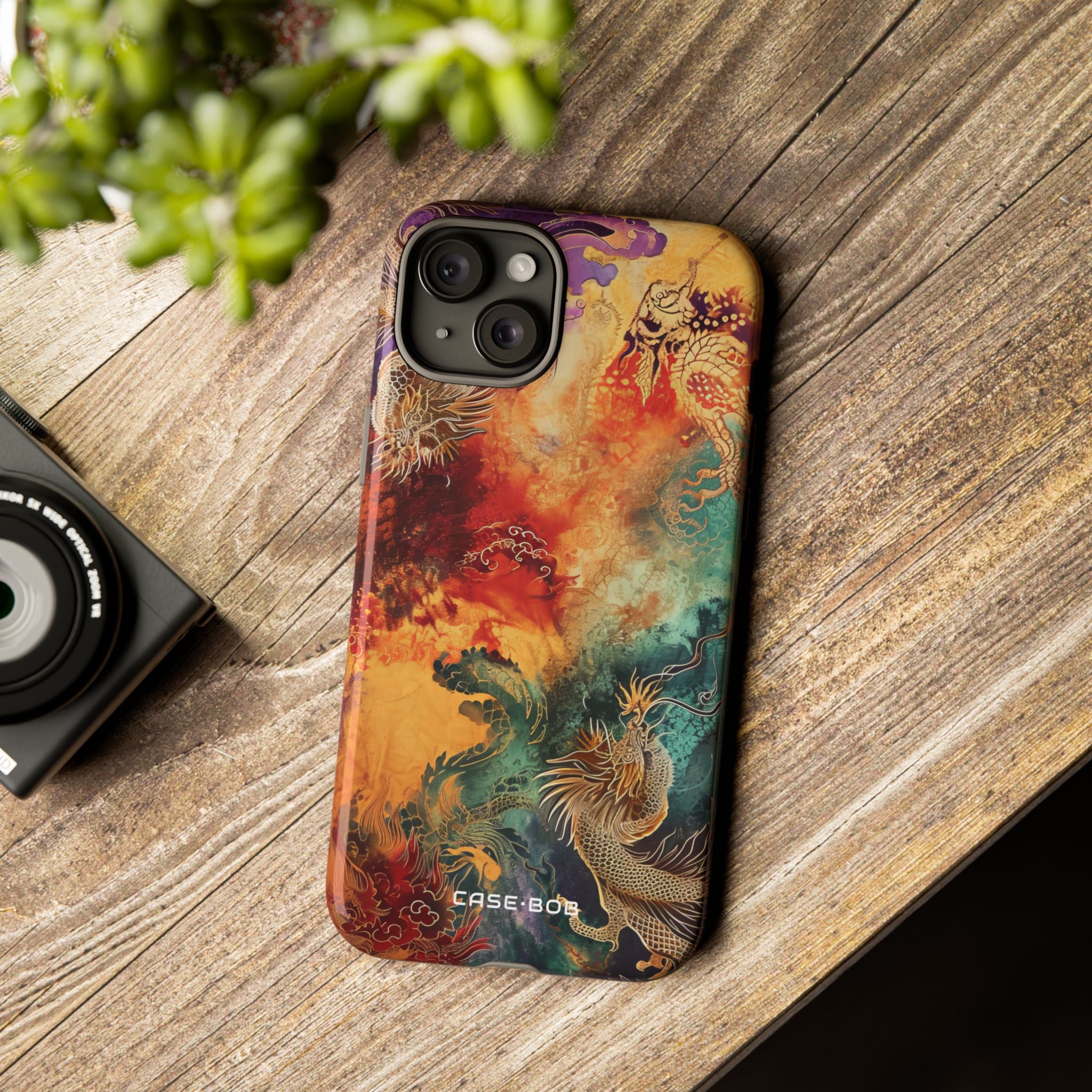 Dragon Ember iPhone 15 Plus Case - Tough