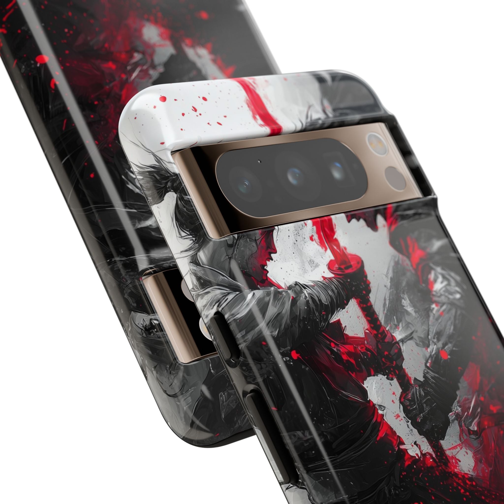 Crimson Blade Clash - Google Pixel Case