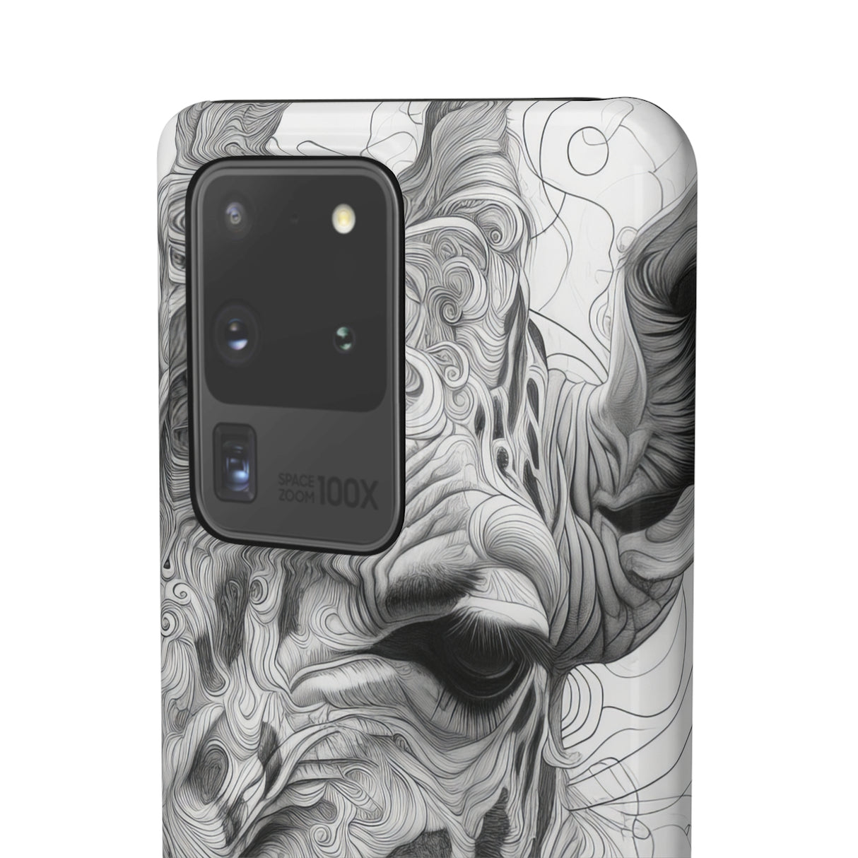 Monochrome Giraffe | Slim Phone Case for Samsung