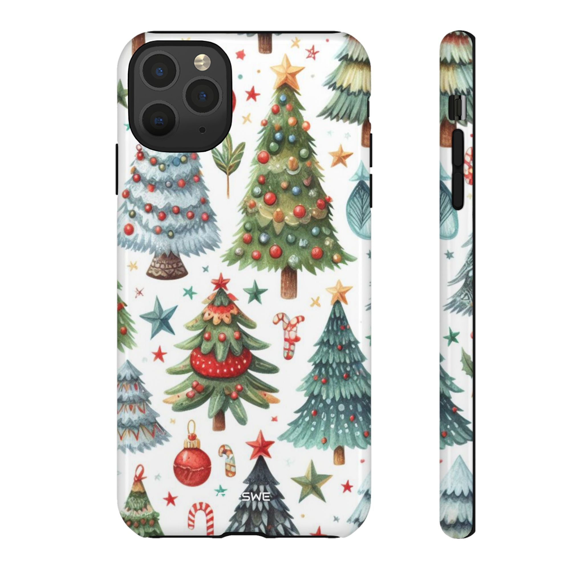 Whimsical Trees Sparkle - iPhone Case