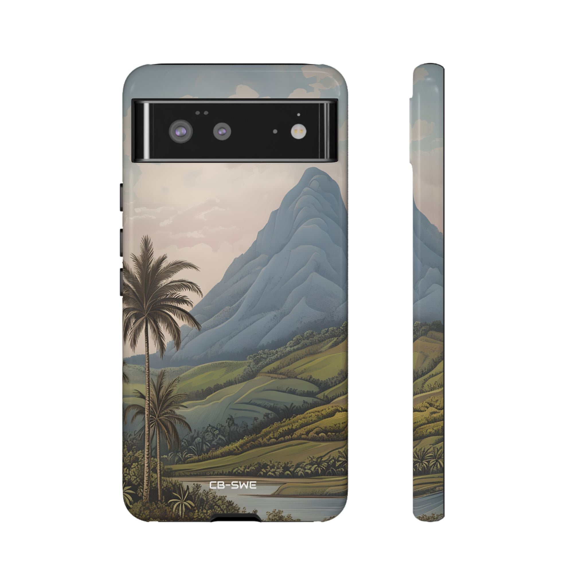 Serene Mountain Oasis - Google Pixel Case