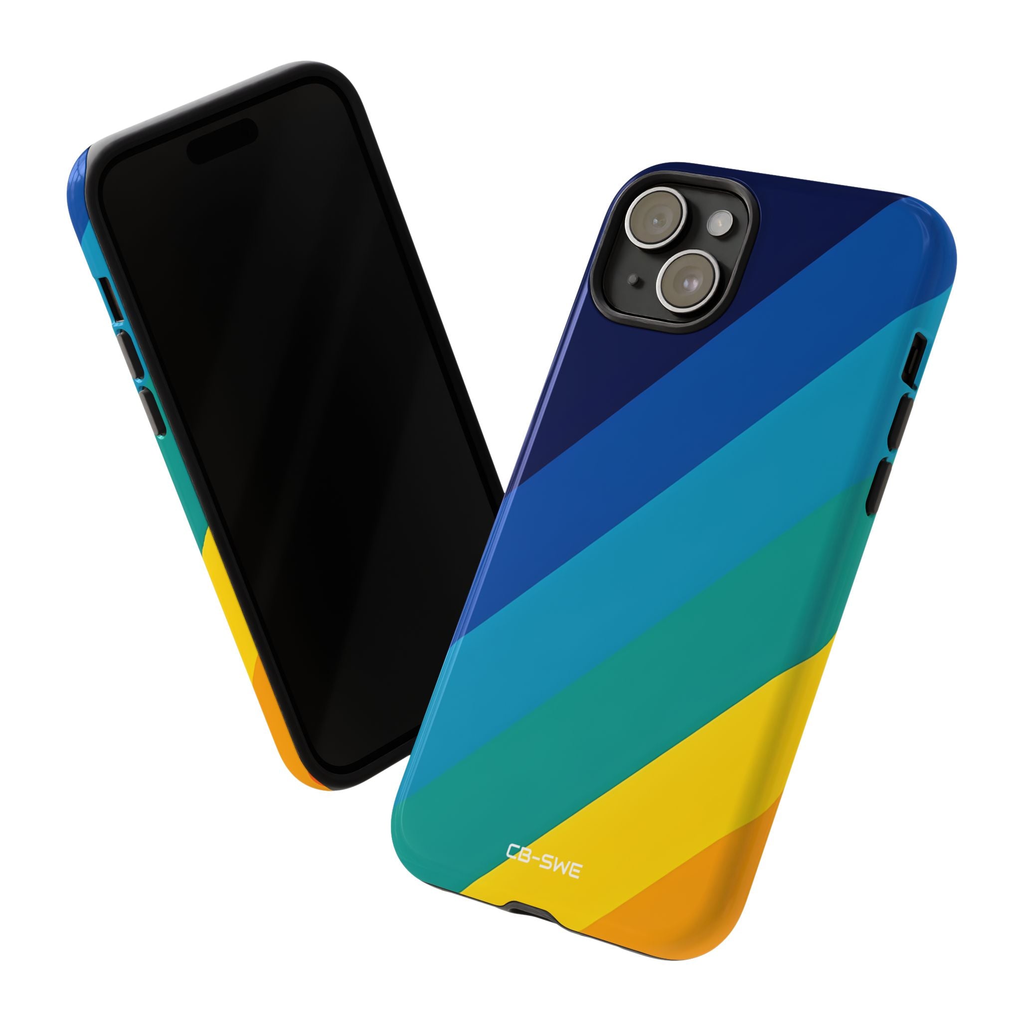 Diagonal Color Spectrum - iPhone Case