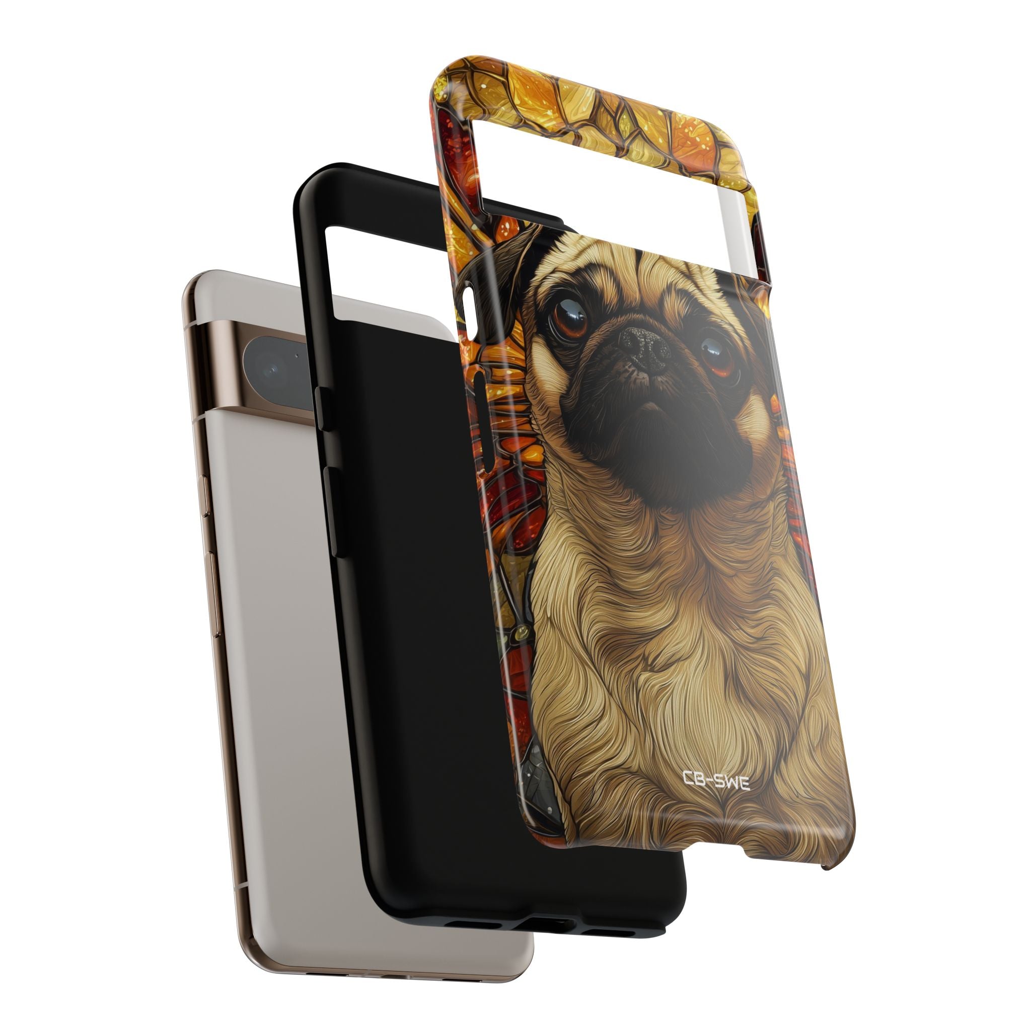 Pug Soars Brightly - Google Pixel Case