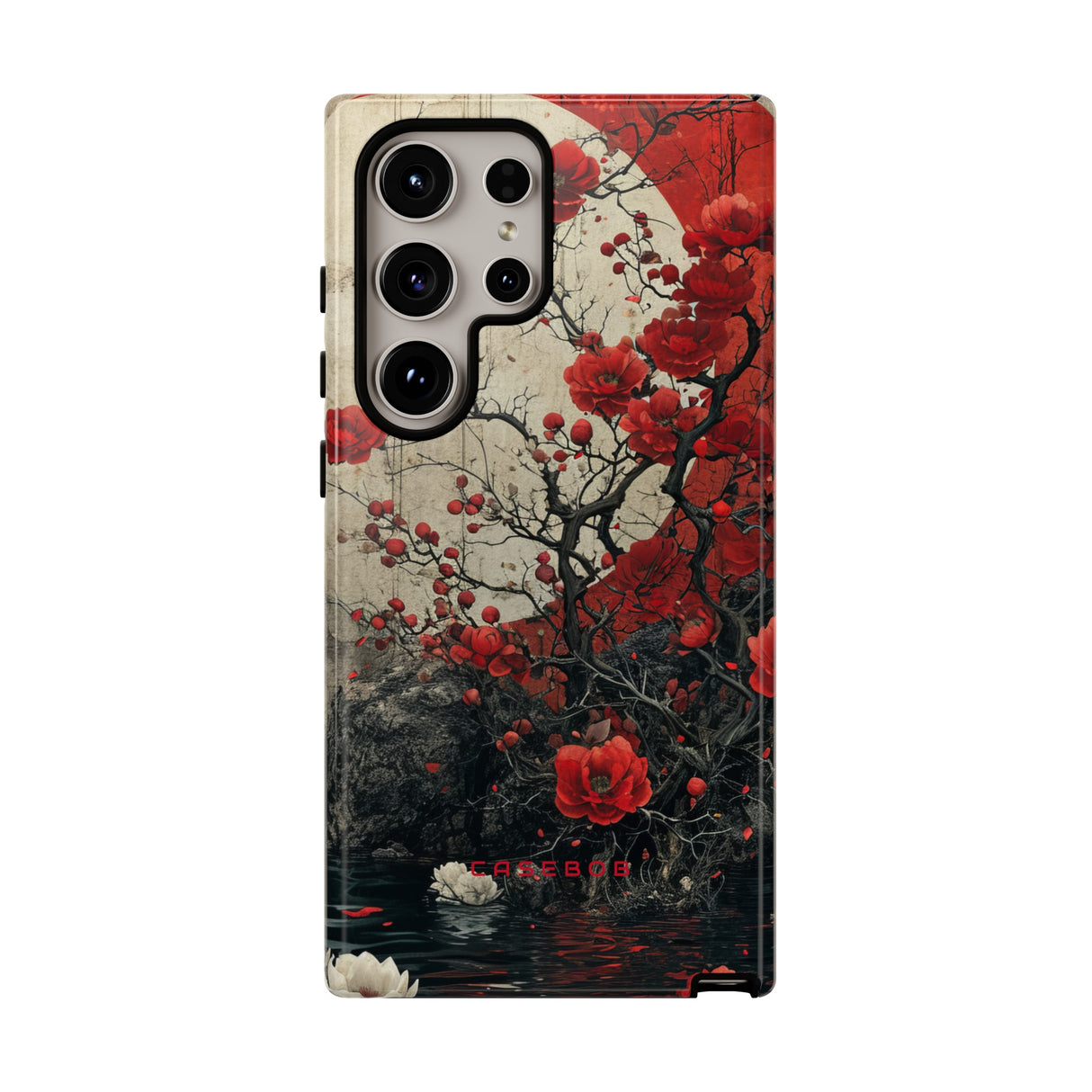 Moonlit Rose Peace - Protective Phone Case