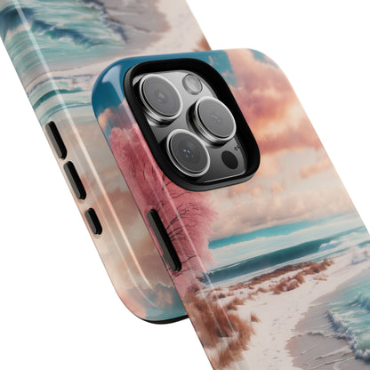 Pink Tree Breeze iPhone 16 Pro Max Case - Tough