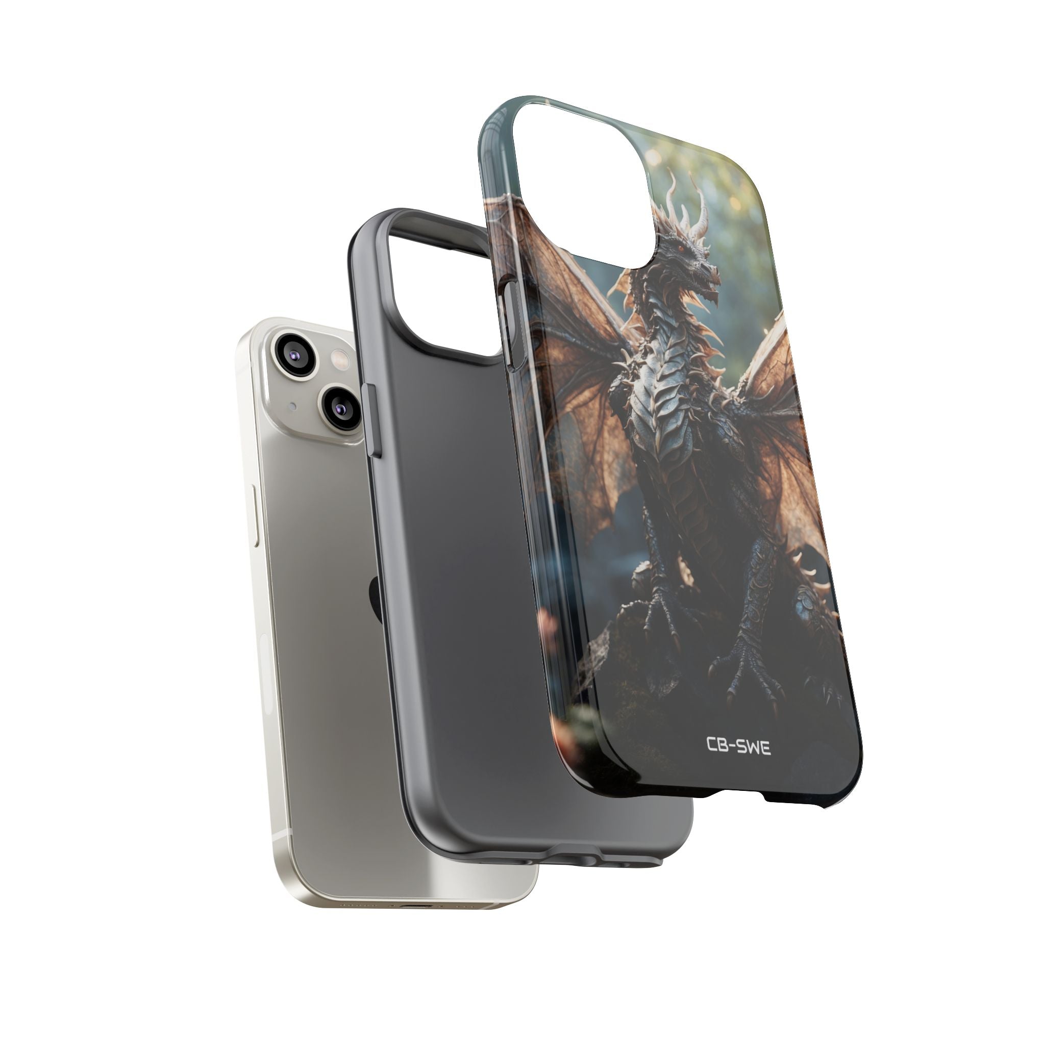 Majestic Dragon Glows - iPhone Case