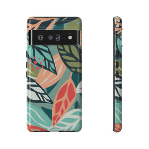 Mixed Tropical Leaf - Protective Phone Case