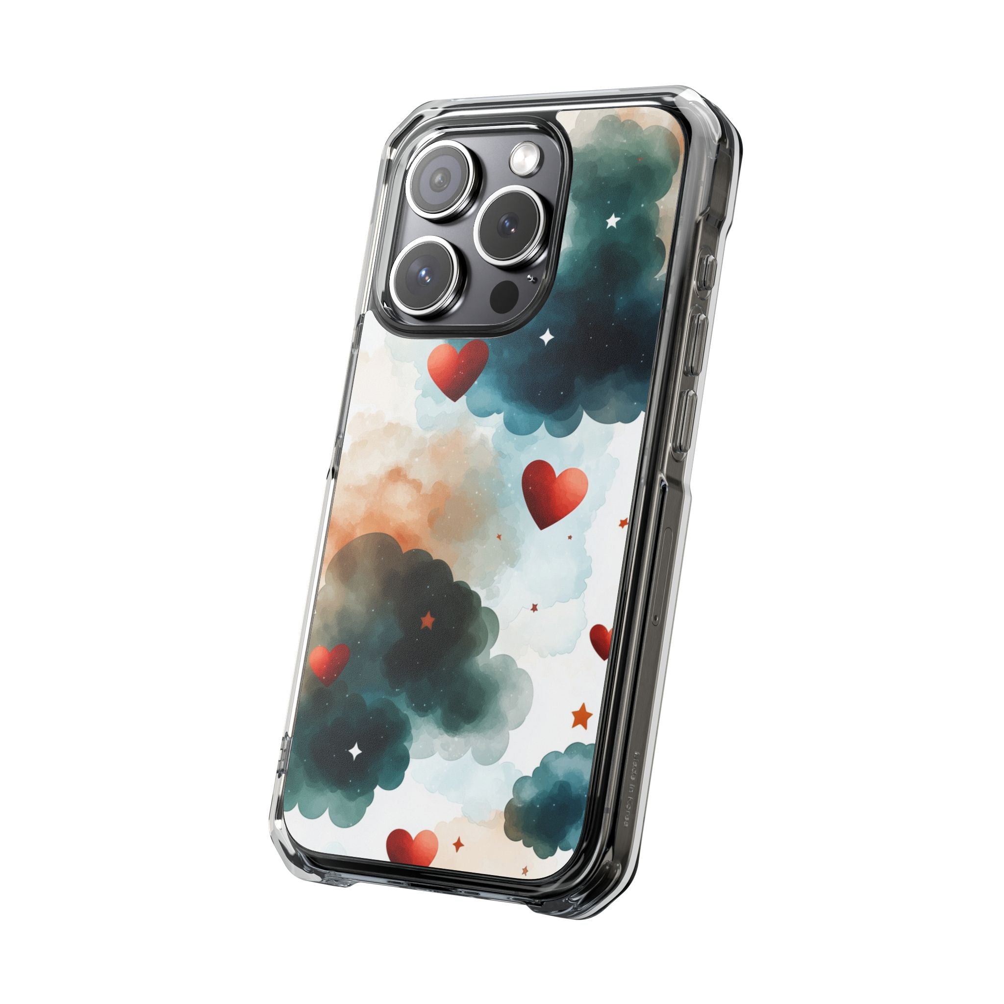 Floating Hearts Dance iPhone Case - Impact