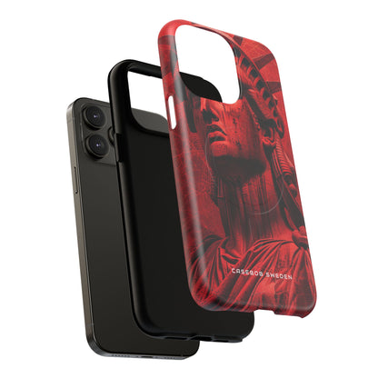 Zen Red Liberty Vision iPhone 14 | Tough+ Phone Case