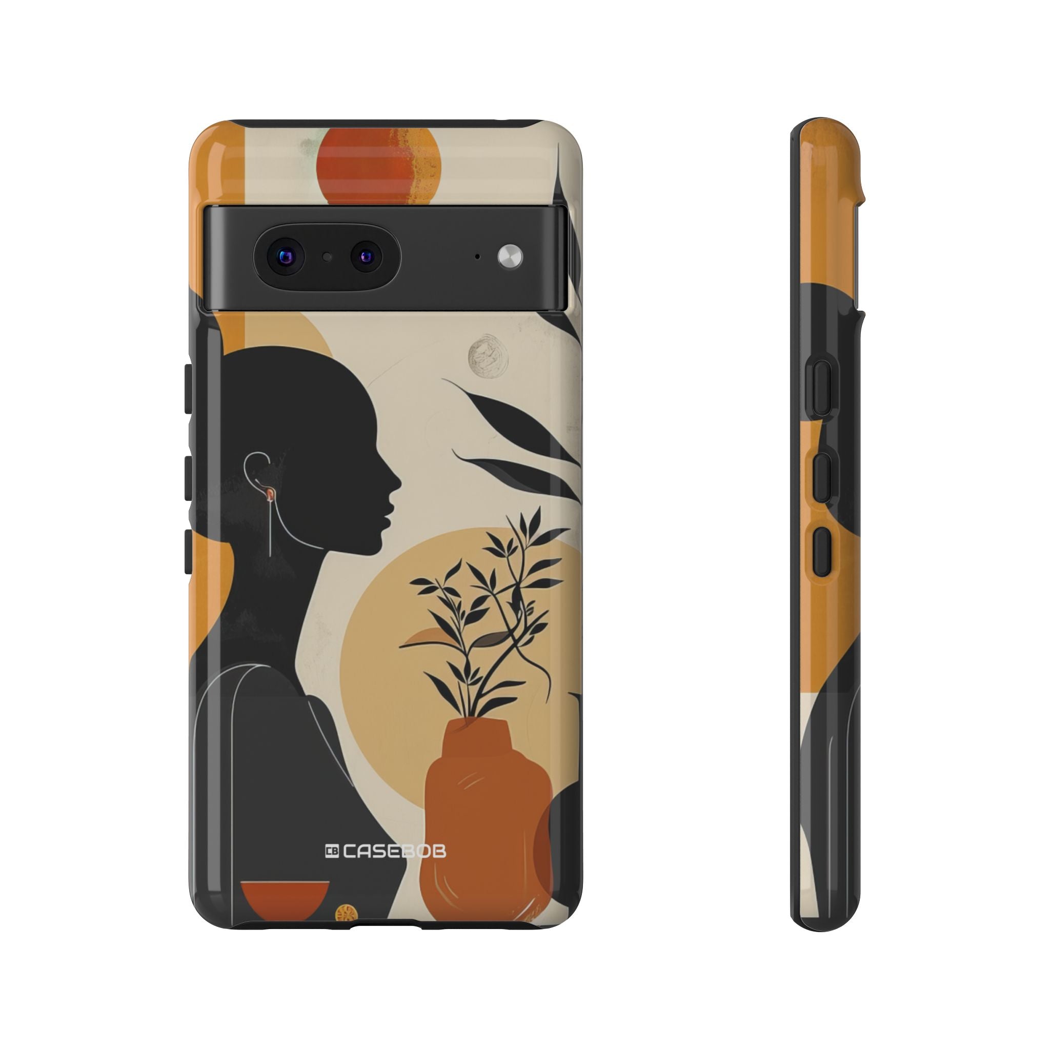 Modern Silhouette Tranquility - Phone Case for Google Pixel